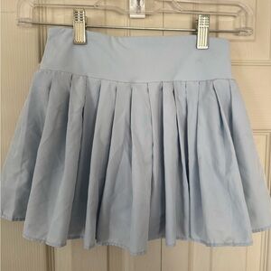 Sky Blue Tennis Skort